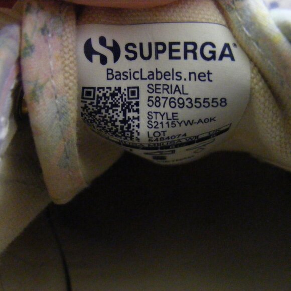 Ladies Size 8.5 Sunset Tropical Shoes Sneakers by Superga - Picture 7 of 8